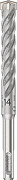 Udarni sveder PRO SDS plus-5X, 14 x 100 x 160 mm, 10 kosov