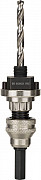 Vpenjalni sistem PRO Q-Lock Quick Change, šestrobi adapter za sistem Quick Change Hex za žage za izrezovanje lukenj, 9,5 mm