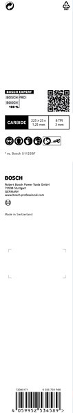 1-delni komplet listov za sabljasto žago EXPERT Thick Tough Metal S1155CHC