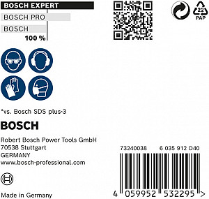 10-delni komplet udarnih svedrov EXPERT SDS plus-7X, 4 x 50 x 115 mm