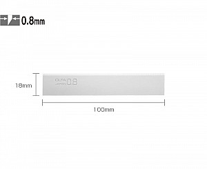 Rezervno strgalo OLFA  XSR - BS08-6B (6 kos)