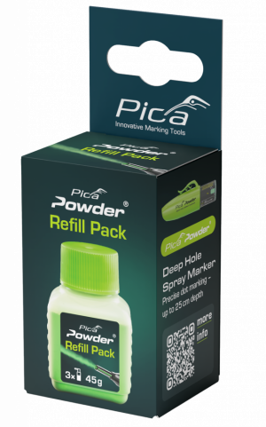 Prah Pica Powder - Komplet za ponovno polnjenje (Zelena)