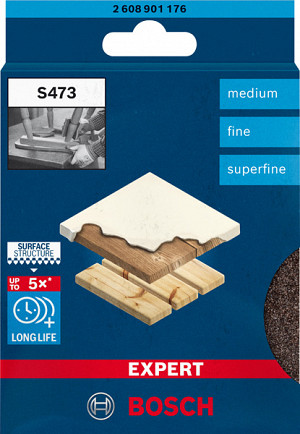 3-delni komplet brusnih gob EXPERT S473 Standard, 98 x 120 x 13 mm, M, F, SF