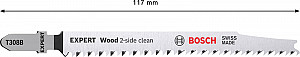 3-delni komplet listov za vbodno žago T 308 B EXPERT ‘Wood 2-side clean’