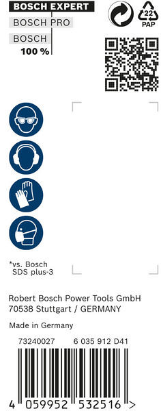 30-delni komplet udarnih svedrov EXPERT SDS plus-7X, 5 x 50 x 115 mm