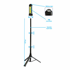Večnamenska LED delovna svetilka, 1500 lm