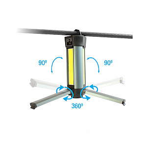 Večnamenska LED delovna svetilka, 1500 lm