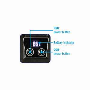 Večnamenska LED delovna svetilka, 1500 lm