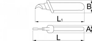 NOŽ VDE Art.385VDEDP UNIOR