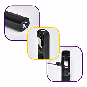 LED pregledna svetilka, 3W + 3W COB, 250 lm