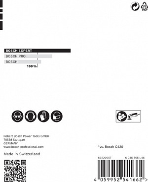 5-delni komplet brusni papir EXPERT C470 za deltaste brusilnike, 93 mm, G 180