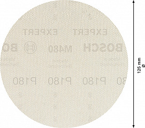 5-delni komplet brusnih mrež EXPERT M480 za ekscentrične brusilnike, 125 mm, G 180