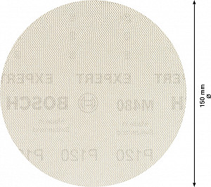5-delni komplet brusnih mrež EXPERT M480 za ekscentrične brusilnike, 150 mm, G 120