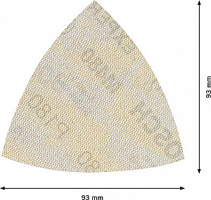 5-delni komplet brusnih mrež EXPERT M480 za deltaste brusilnike, 93 mm, G 180
