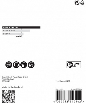 5-delni komplet brusnih mrež EXPERT M480 za deltaste brusilnike, 93 mm, G 80