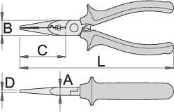 Klešče električarske, multifunkcionalne, za varno delo na višini