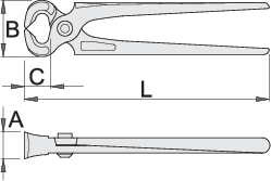 KLEŠČE MIZARSKE Art.530/4 UNIOR