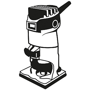 6-delni komplet rezkarjev za obrobe in robove z vpenjalnim steblom 1/4''