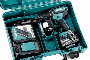 Akumulatorski vibracijski vrtalnik vijačnik 18V LXT MAKITA DHP485RFE