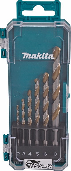 6 - delni set: svedri za kovino HSS-G MAKITA