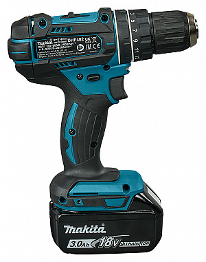 Akumulatorski vibracijski vrtalnik vijačnik 18V LXT MAKITA DHP482RFE