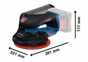 Akumulatorski ekscentrični brusilnik EXPERT EXEX18V-150-5