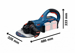 Akumulatorski kotni brusilnik EXPERT EXWS18V2-230P