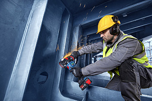 Akumulatorski kotni brusilnik s sistemom X-LOCK EXPERT EXWX18V-15S