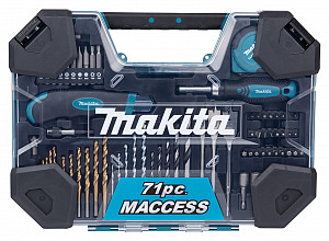 MACCESS 71 delni set za vrtanje in vijačenje MAKITA