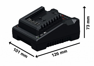 Kombinirani komplet GSR 18V-65 + GWS 18V-11 PS + GBH 18V-22
