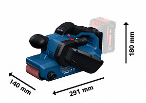 Akumulatorski tračni brusilnik GBS 18V-75