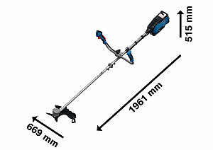 Akumulatorska kosilnica z nitjo in rezilom GFR 18V-25BH