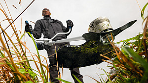 Akumulatorska kosilnica z nitjo in rezilom GFR 18V-25BH