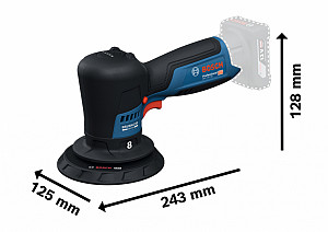 Akumulatorski ekscentrični polirnik GPX 12V-125