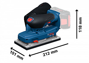 Akumulatorski vibracijski brusilnik GSS 18V-18