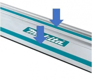 Drsna plastika na vrhu vodila, 1.400 mm