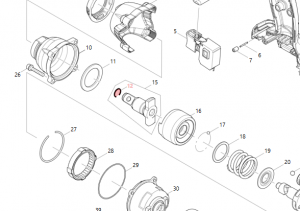 Vzmetna podložka 10 DTW285, DTW300, DTW1002, TW002G