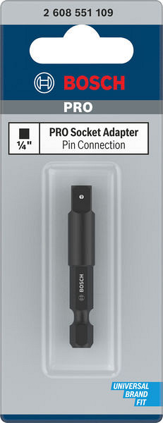 Adapter za vpenjalno steblo PRO Socket Adapter s povezavo z zatiči, 1/4