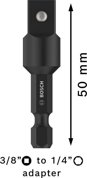 Adapter za vpenjalno steblo PRO Socket Adapter s povezavo z zatiči, 3/8