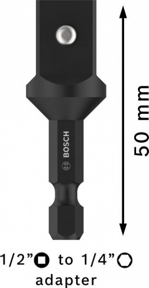 Adapter za vpenjalno steblo PRO Socket Adapter s povezavo z zatiči, 1/2