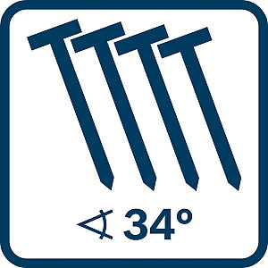 Akumulatorski žebljalnik za les GNH 18V-64 MD