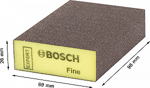 Brusni blok EXPERT S471 Standard, 26 x 69 x 97 mm, fina