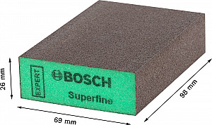 Brusni blok EXPERT S471 Standard, 26 x 69 x 97 mm, izjemno fina, 20 kosov