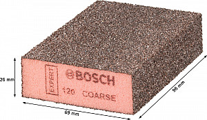 Brusni blok EXPERT S471 Standard, 26 x 69 x 97 mm, groba, 20 kosov