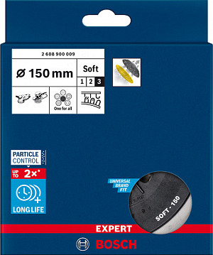 Brusni krožnik EXPERT Multihole za Bosch, 150 mm, mehki