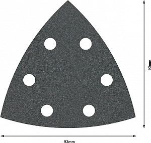 Brusni list PRO F355, 93 mm, G100, 5 kosov
