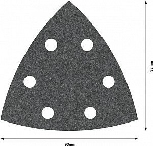 Brusni list PRO F355, 93 mm, G120, 5 kosov