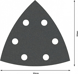Brusni list PRO F355, 93 mm, G240, 5 kosov