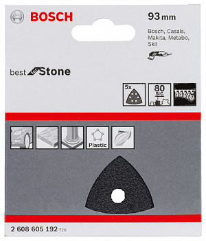 Brusni list PRO F355, 93 mm, G80, 5 kosov