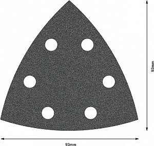 Brusni list PRO F355, 93 mm, G80, 5 kosov